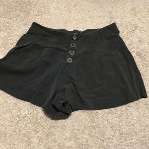 Trf ZARA Button Up Shorts Black Size XL